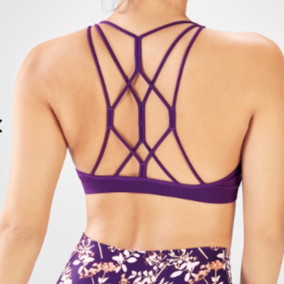 Fabletics Other - Fabletics Connar Seamless Sports Bra - Eggplant
